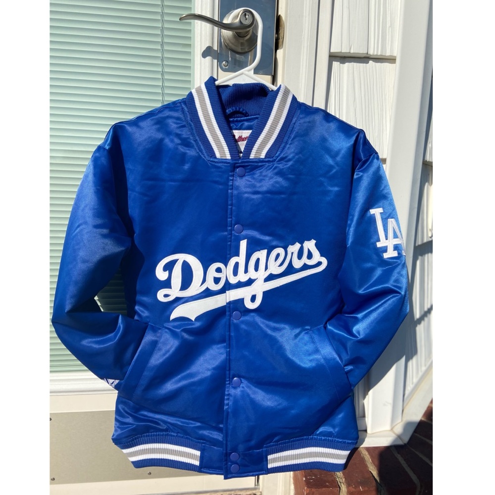 LA Dodgers Majestic Satin Jacket